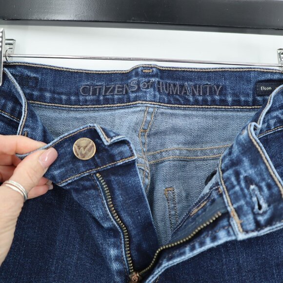 Citizens Of Humanity Elson Straight-Leg Jeans Women 27 Blue Y2K Classic Everyday - Picture 3 of 9